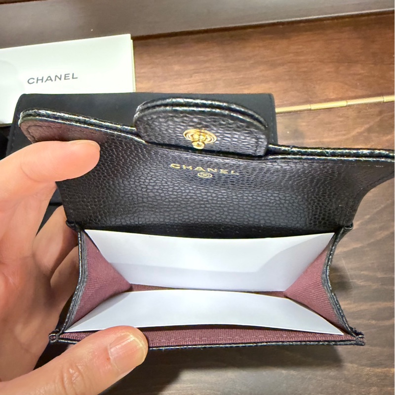 Chanel 香奈兒 卡夾 卡包 經典 翻蓋 卡夾包-7