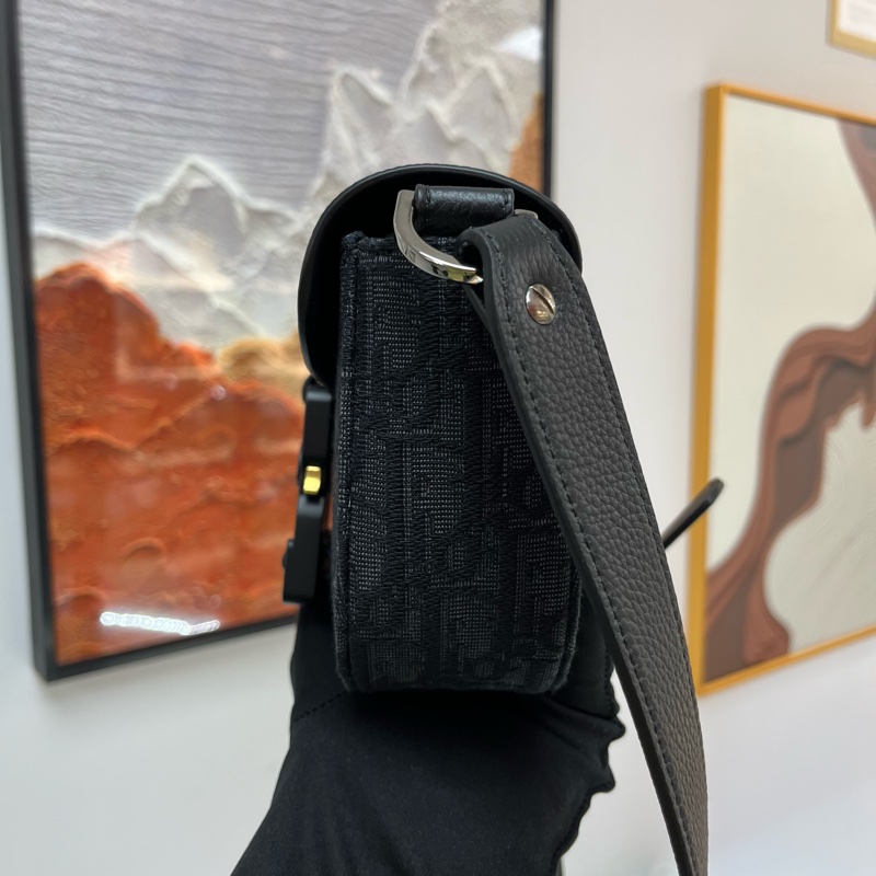 Dior 新款 2024 黑色老花 馬鞍包 郵差包 男女通用🖤-1