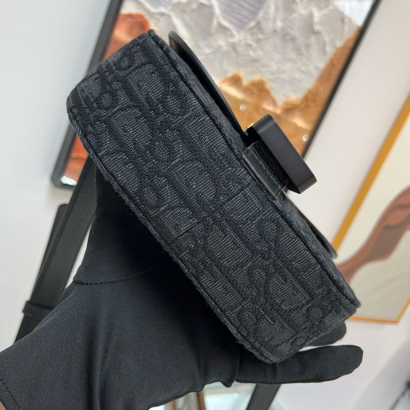Dior 新款 2024 黑色老花 馬鞍包 郵差包 男女通用🖤-6