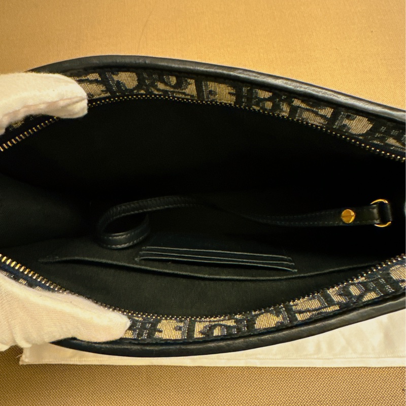 Dior 蒙田系列30 Montaigne 經典老花 手拿包/洗漱包-4