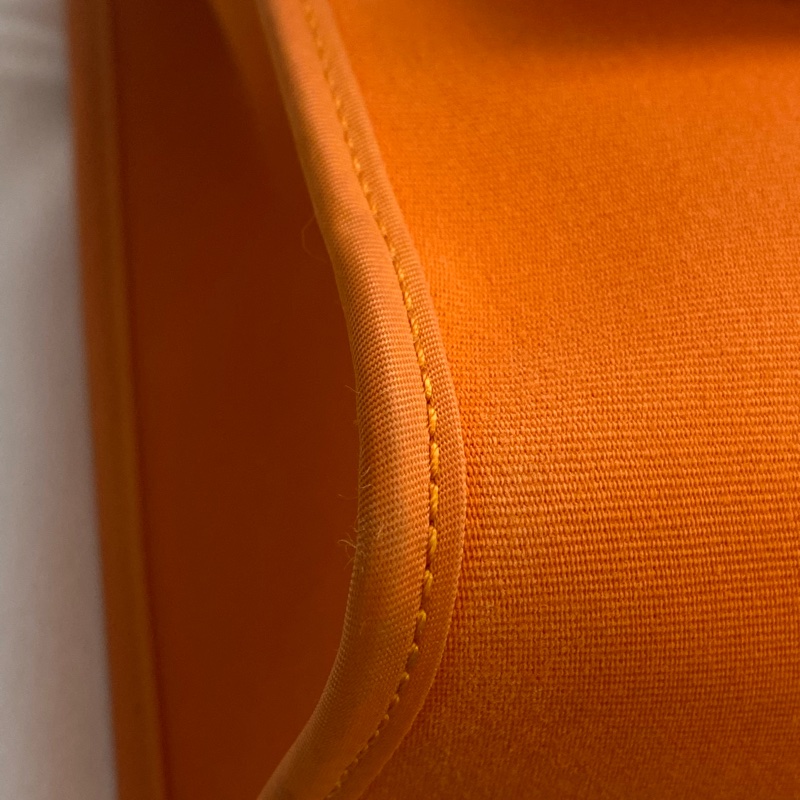 Hermes 愛馬仕 Herbag 31 橙色/焦糖色牛皮-9