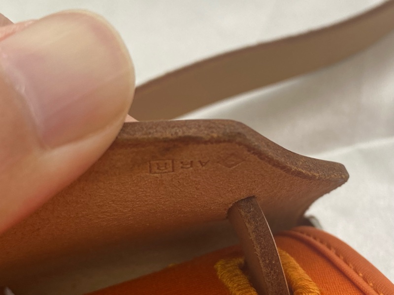 Hermes 愛馬仕 Herbag 31 橙色/焦糖色牛皮-24