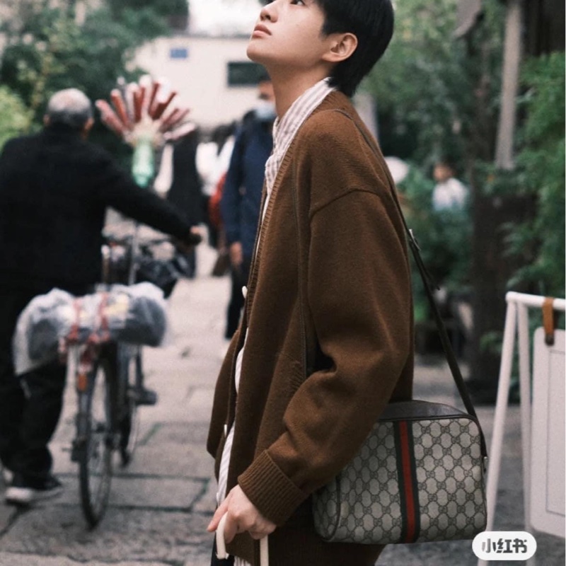 衝評價降價出Gucci 經典GG老花紅綠條紋包-2