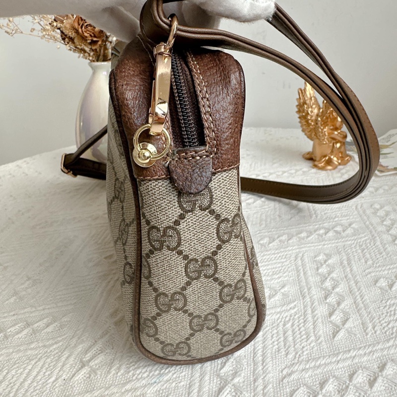 衝評價降價出Gucci 經典GG老花紅綠條紋包-12