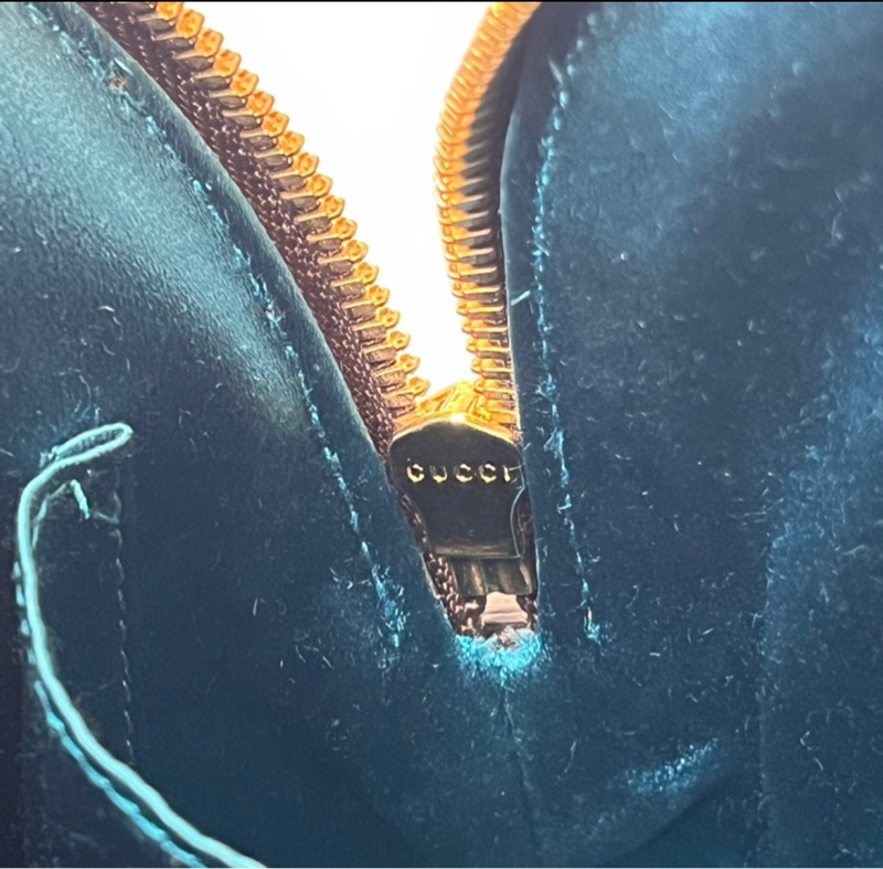 GUCCI OPHIDIA GG LOGO 經典綠紅綠織帶斜背貝殼斜側包精品時尚-19