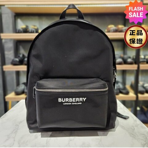 ✨快閃特價✨Burberry 80634951 尼龍雙肩後背包    黑色