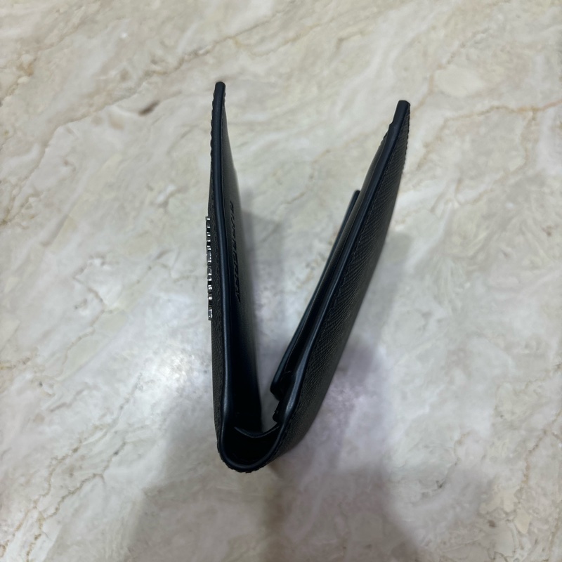 burberry 經典格紋帆布零錢袋對開短夾-7