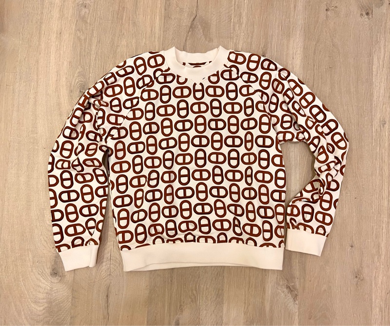 愛馬仕豬鼻印花長袖衛衣（近全新）-2