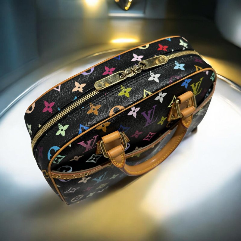 LV 黑彩村上隆小珍包-3