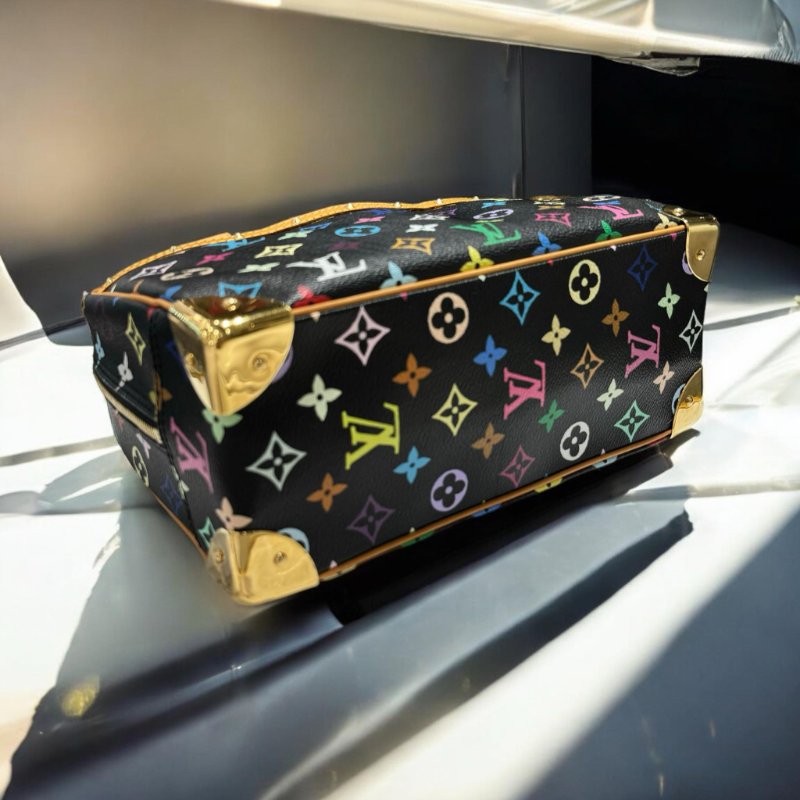 LV 黑彩村上隆小珍包-4