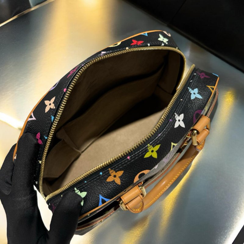 LV 黑彩村上隆小珍包-5