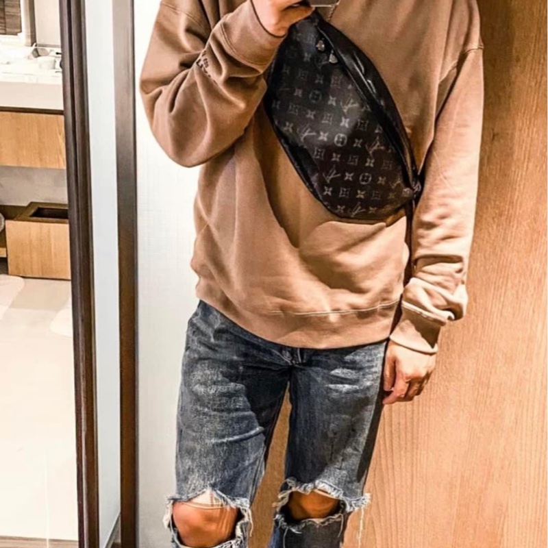 Lv黑老花腰包(台灣專櫃購入配件齊全❣️)-3