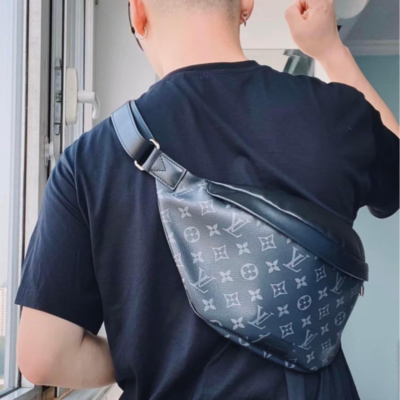 Lv黑老花腰包(台灣專櫃購入配件齊全❣️)-4