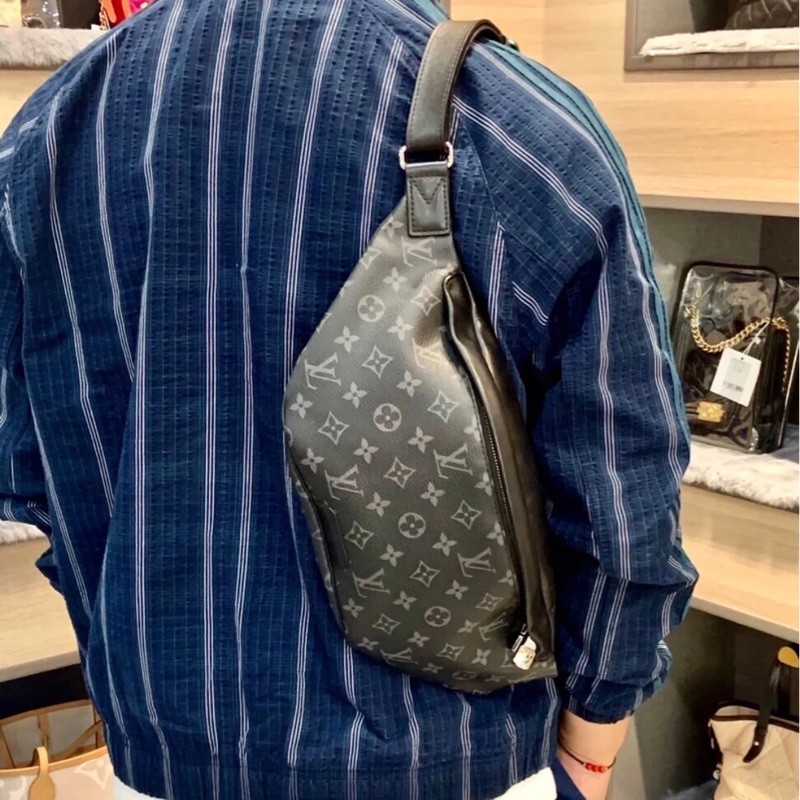 Lv黑老花腰包(台灣專櫃購入配件齊全❣️)-5