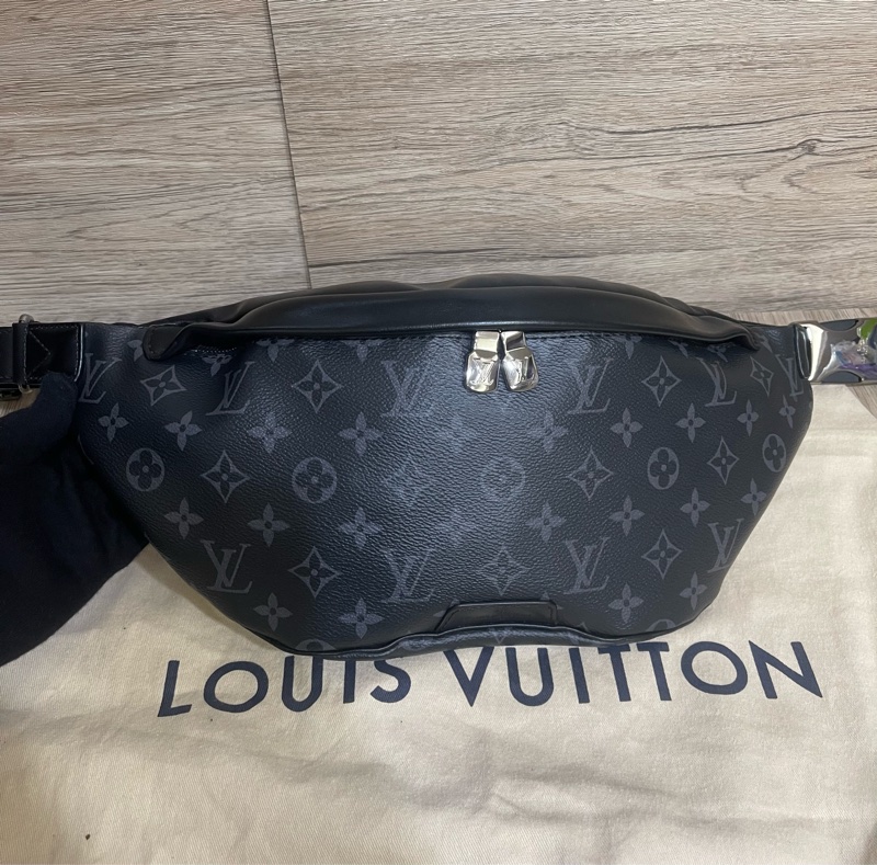 Lv黑老花腰包(台灣專櫃購入配件齊全❣️)-7