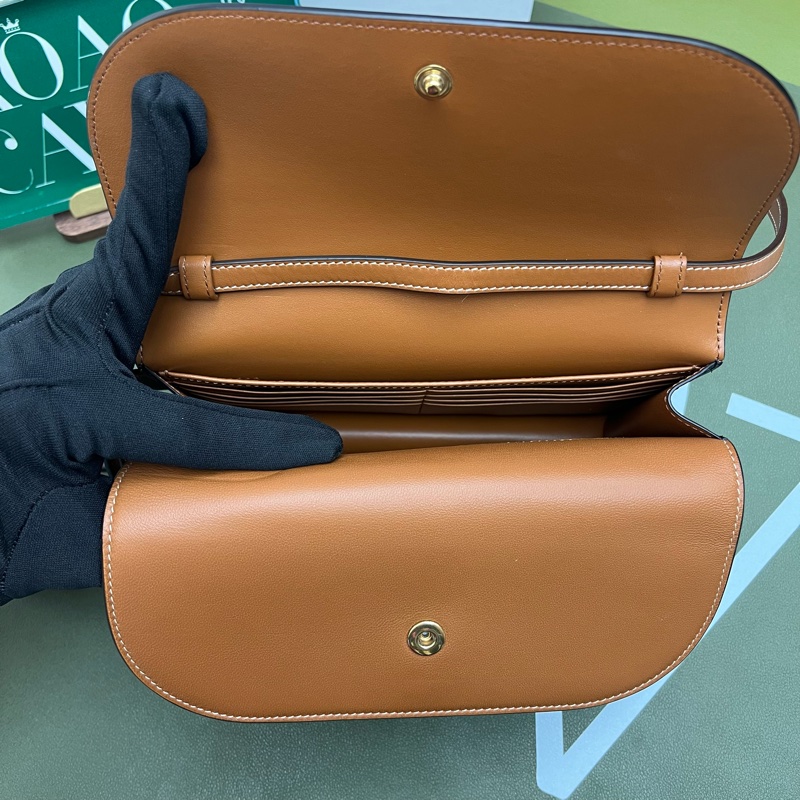 Celine 凱旋門老花 WOC 雙蓋 信封包2022年🤎-7