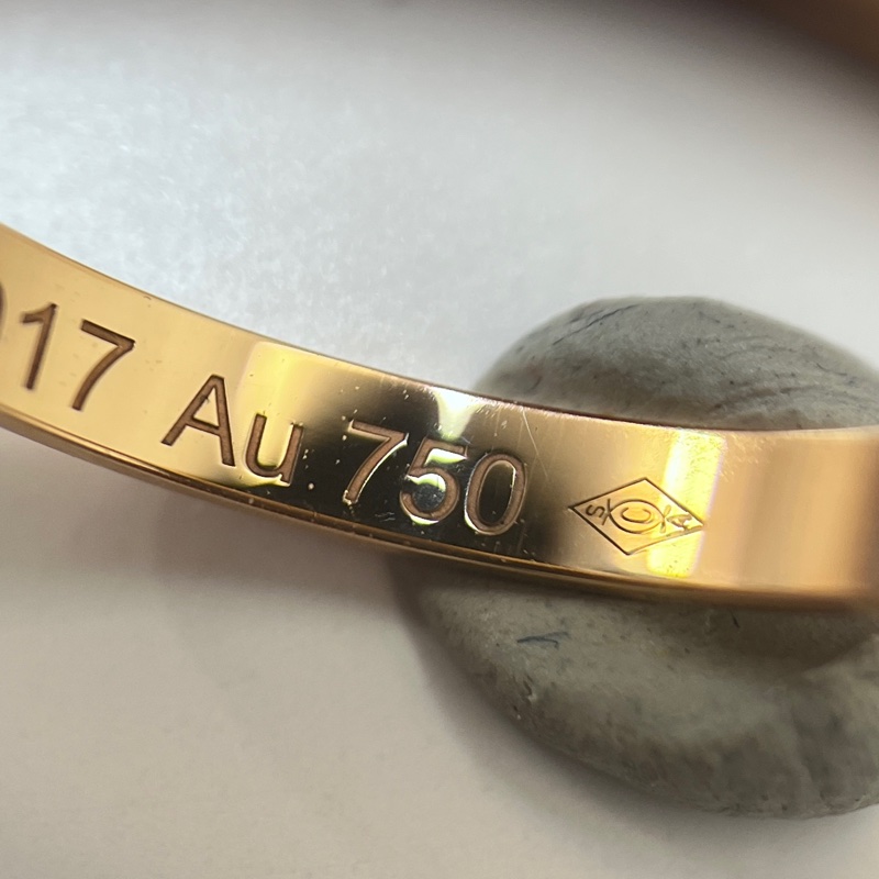 CARTIER 卡地亞1895系列 18K玫瑰金戒指 51碼（誠可議）-7