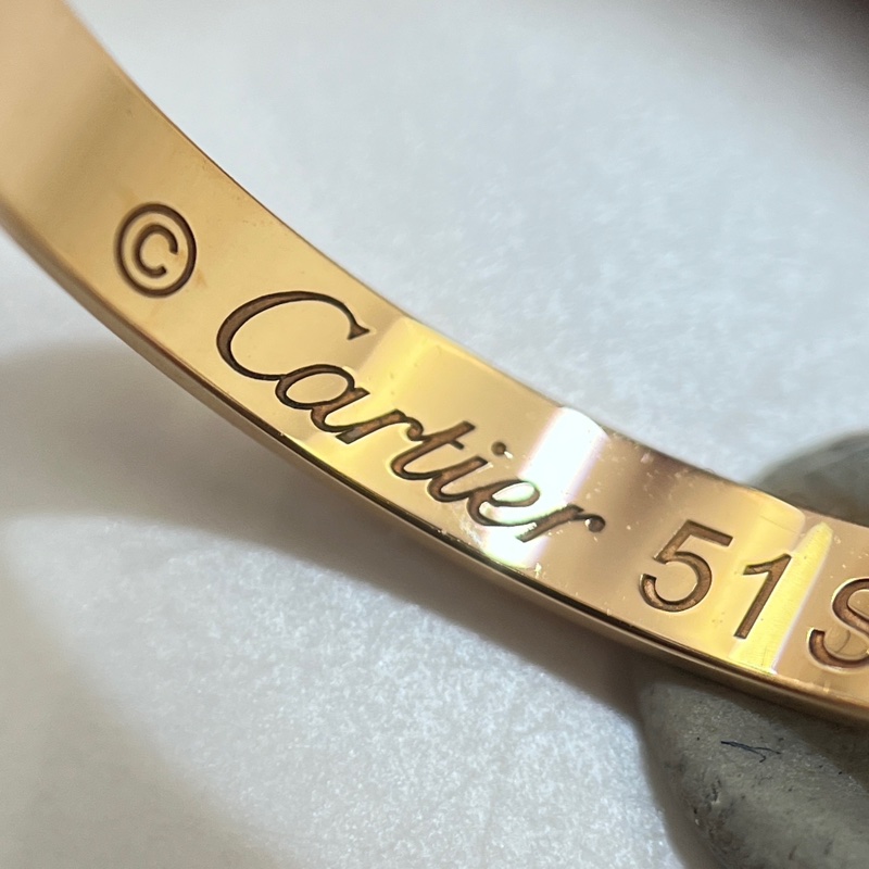 CARTIER 卡地亞1895系列 18K玫瑰金戒指 51碼（誠可議）-8