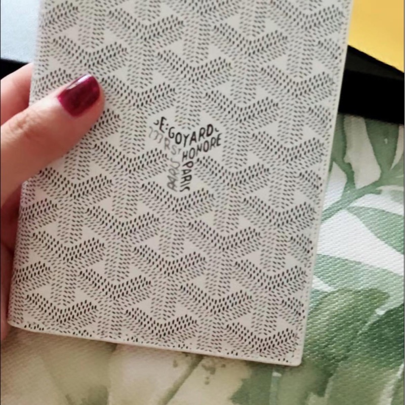 goyard 護照夾 全新 白色-0