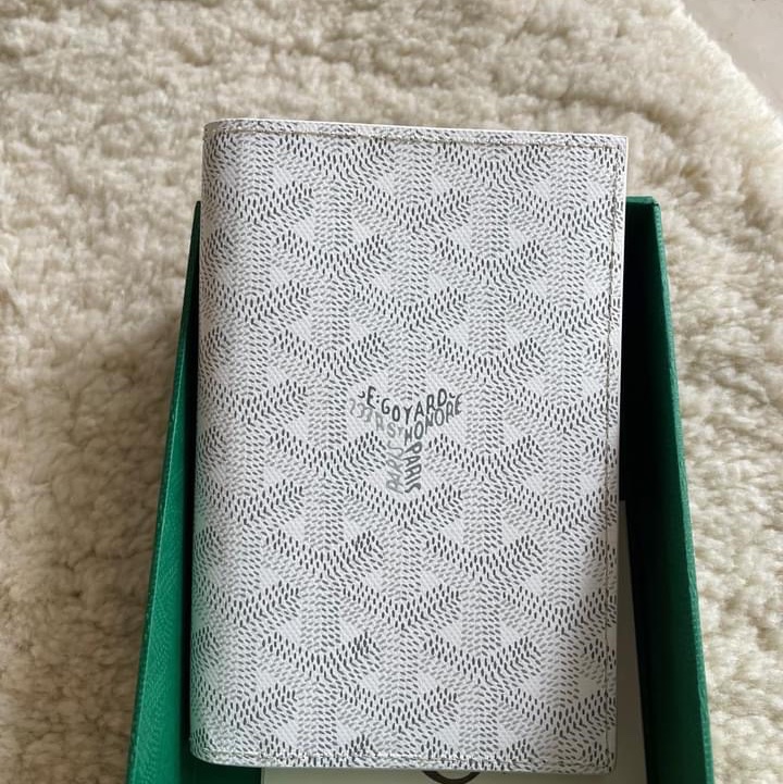 goyard 護照夾 全新 白色-5