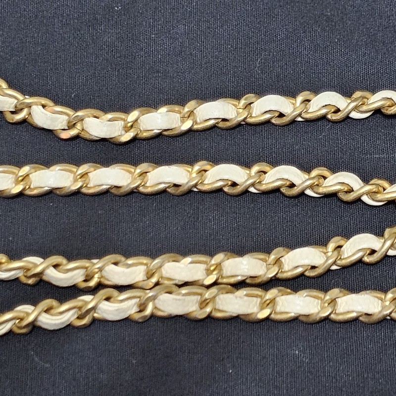 (已保留)🤍CHANEL🤍 CHANEL COCO handle 24 奶油白(小號)〈金扣保卡23開〉-38