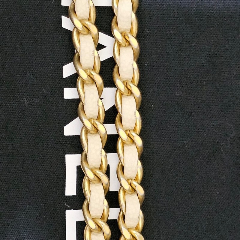 (已保留)🤍CHANEL🤍 CHANEL COCO handle 24 奶油白(小號)〈金扣保卡23開〉-40