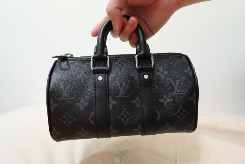 LV KEEPALL XS 黑老花-0