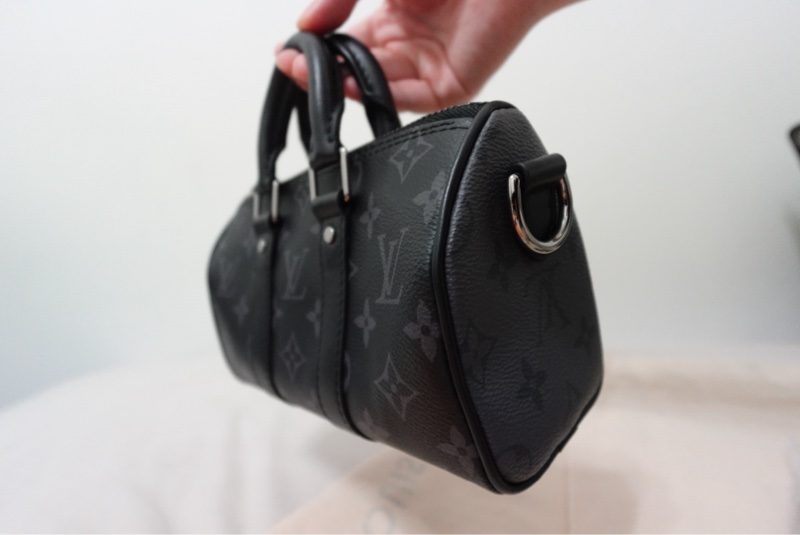LV KEEPALL XS 黑老花-2