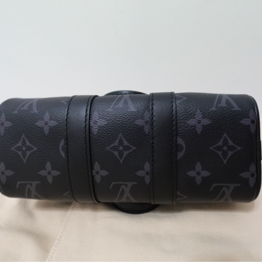 LV KEEPALL XS 黑老花-7