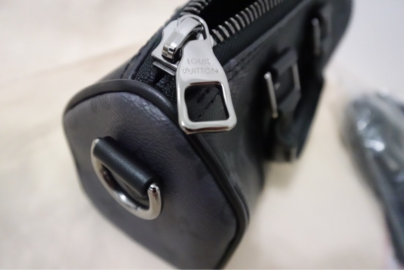 LV KEEPALL XS 黑老花-9