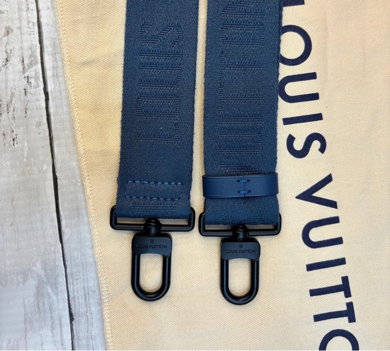 LV M46803 KEEPALL BANDOULIÈRE 25 大西洋藍 把手 斜背包*9成新25 x 15 x 11 cm 買113000 割愛71800買到賺到🤎🤎正常使用痕跡 高標繞道-3