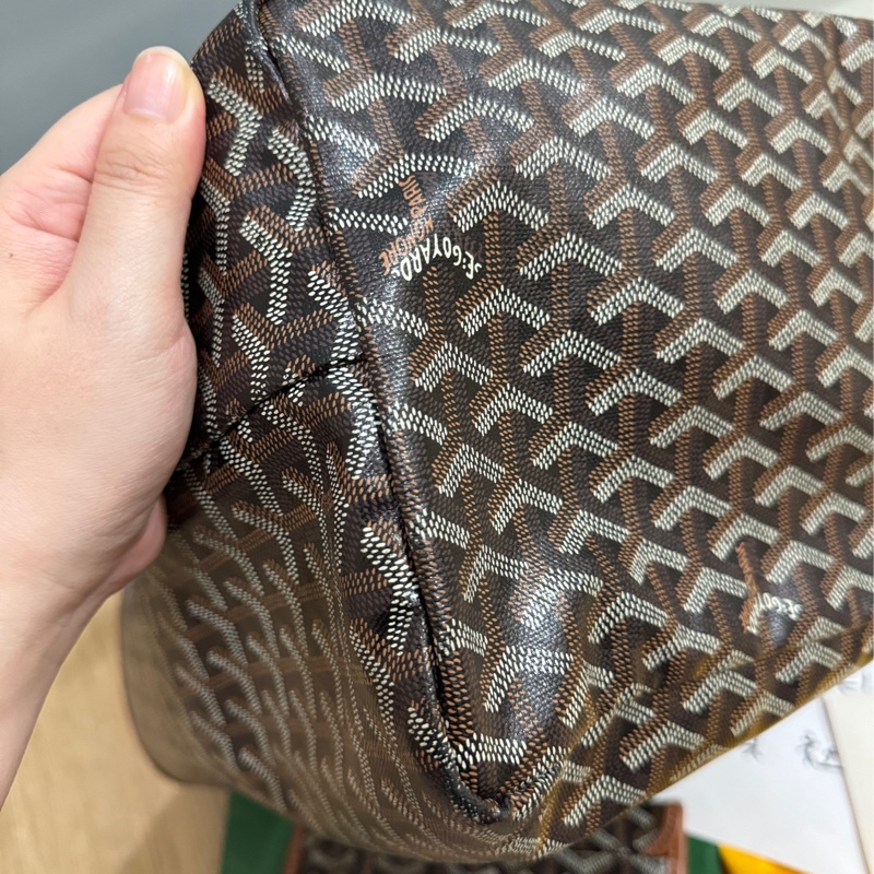 Goyard  大號托特 GM黑棕-5