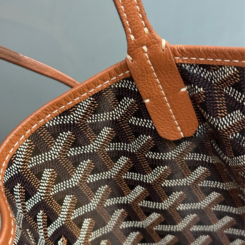 Goyard  大號托特 GM黑棕-8