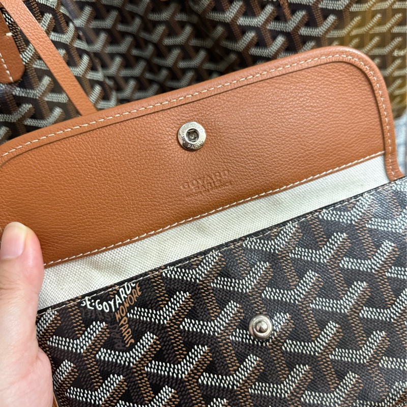 Goyard  大號托特 GM黑棕-16