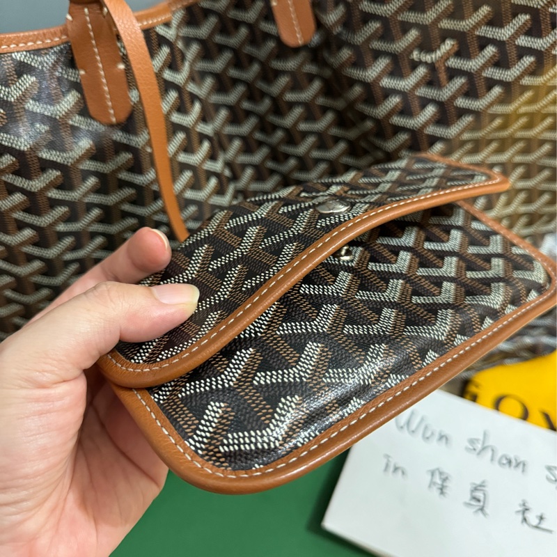 Goyard  大號托特 GM黑棕-17