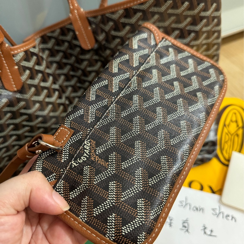 Goyard  大號托特 GM黑棕-18