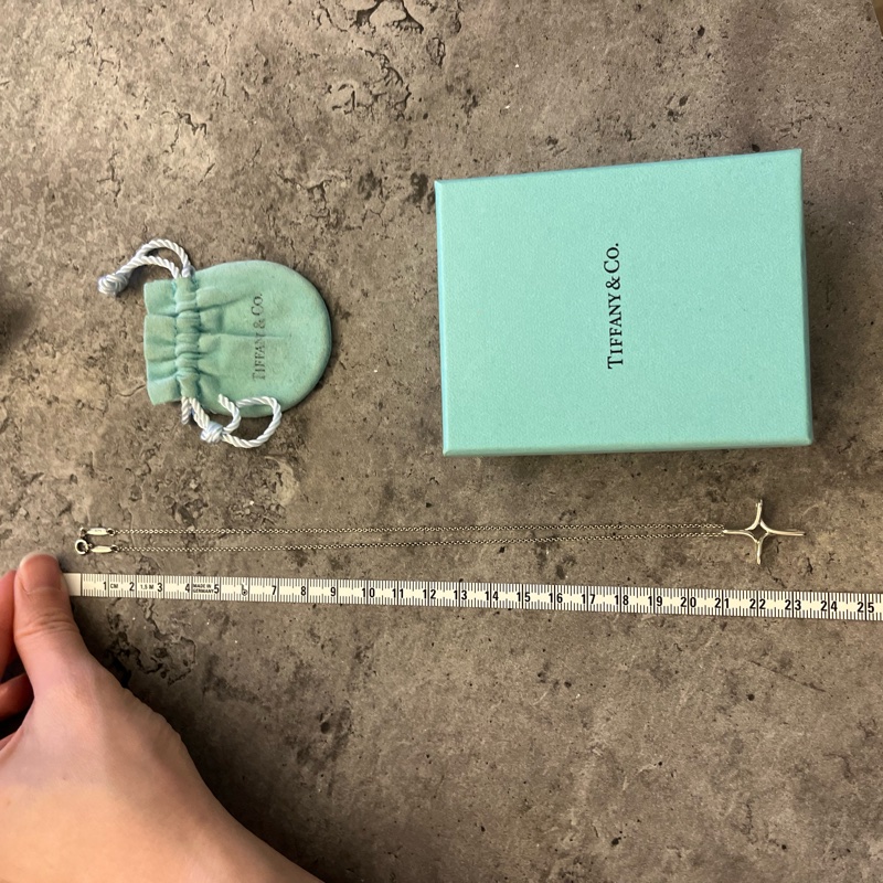 Tiffany Infinity Cross 925純銀 十字架項鍊-4