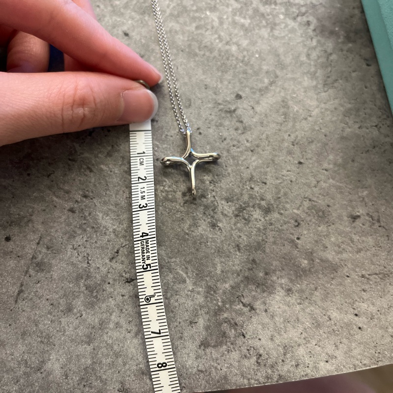 Tiffany Infinity Cross 925純銀 十字架項鍊-8