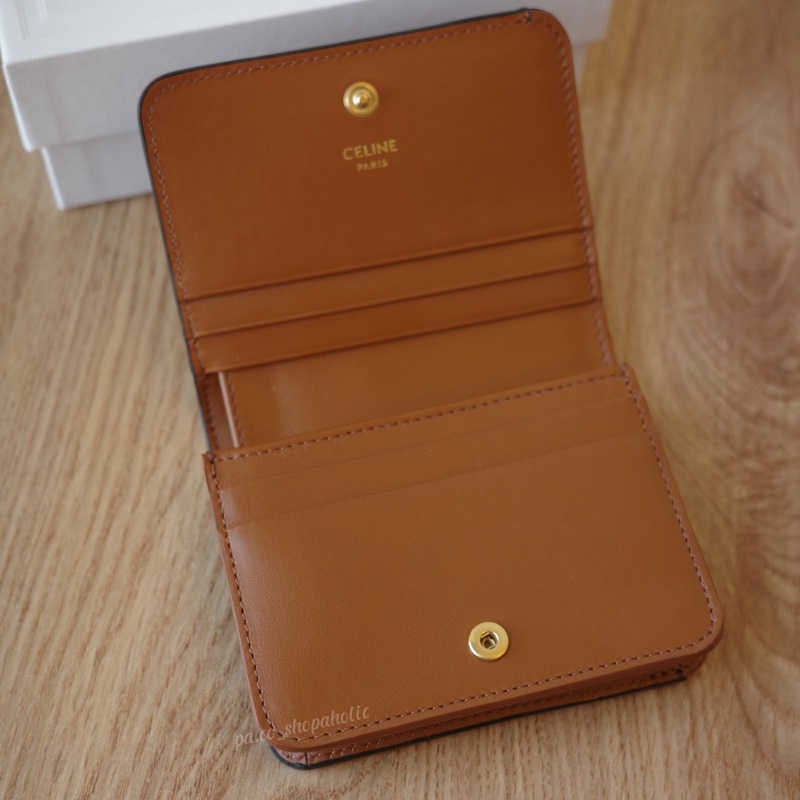 Celine 凱旋對折錢包 Triomphe Compact Wallet｜PopChill 拍拍圈