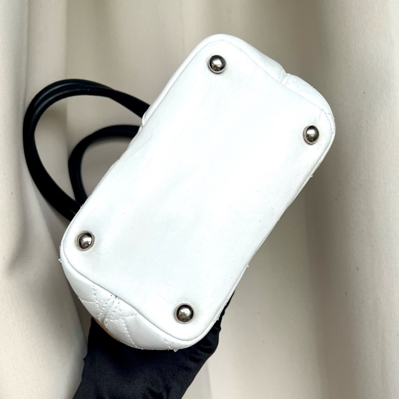 Chanel 香奈兒 康朋珍稀皮Coco mark 小號菜籃子 手提包-7