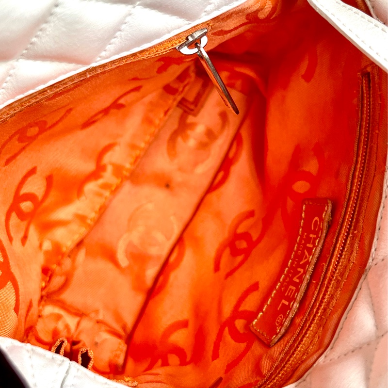 Chanel 香奈兒 康朋珍稀皮Coco mark 小號菜籃子 手提包-11