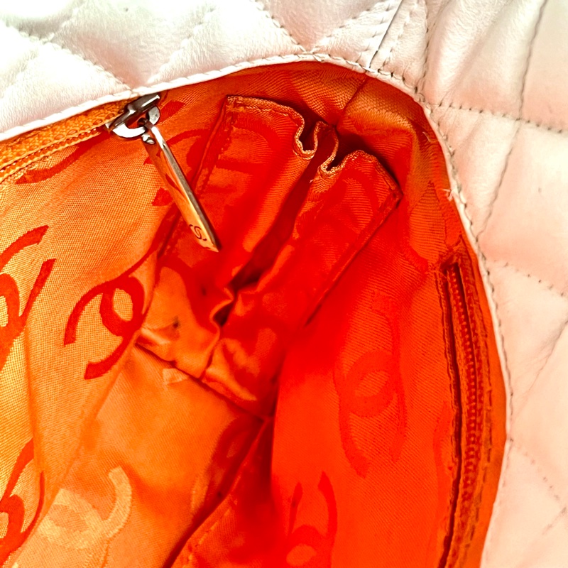 Chanel 香奈兒 康朋珍稀皮Coco mark 小號菜籃子 手提包-12