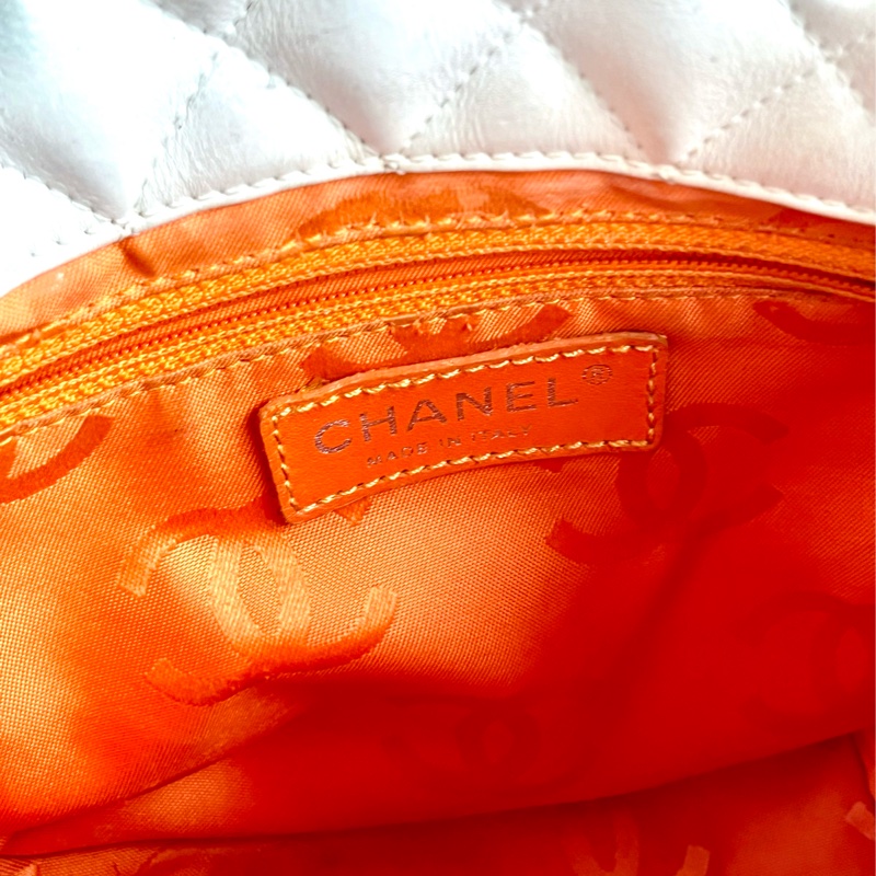 Chanel 香奈兒 康朋珍稀皮Coco mark 小號菜籃子 手提包-13