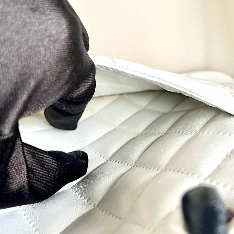 Chanel 香奈兒 康朋珍稀皮Coco mark 小號菜籃子 手提包-19