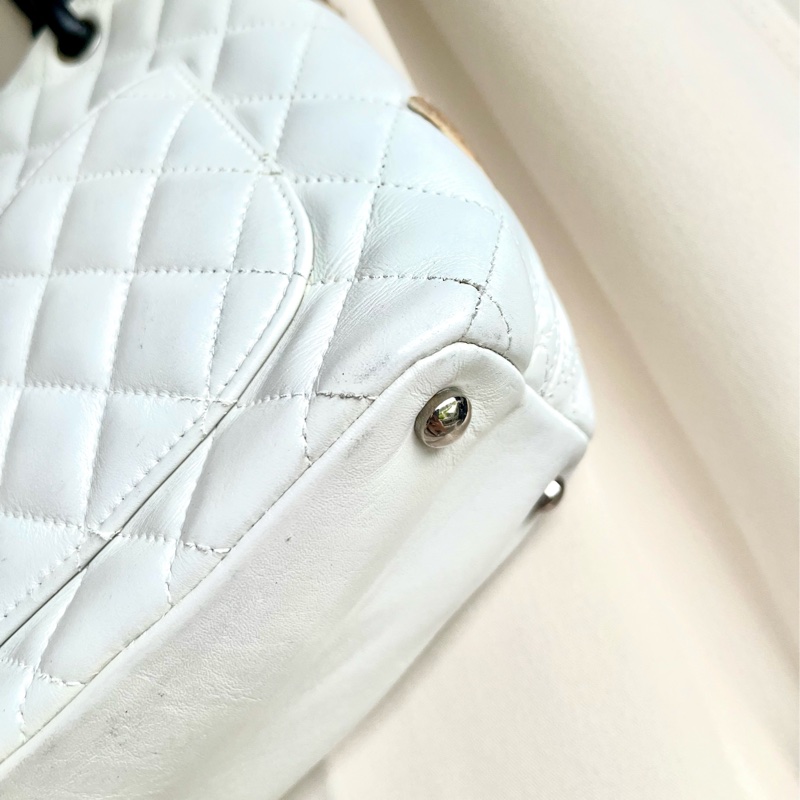 Chanel 香奈兒 康朋珍稀皮Coco mark 小號菜籃子 手提包-25