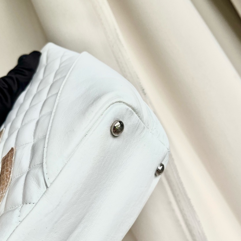 Chanel 香奈兒 康朋珍稀皮Coco mark 小號菜籃子 手提包-27