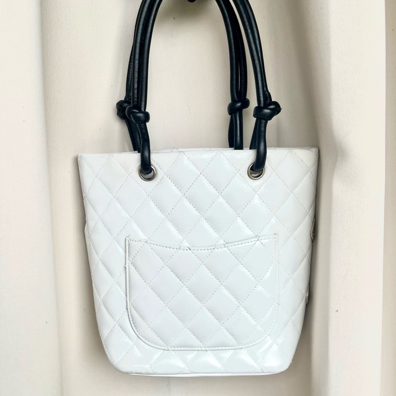 Chanel 香奈兒 康朋珍稀皮Coco mark 小號菜籃子 手提包-32