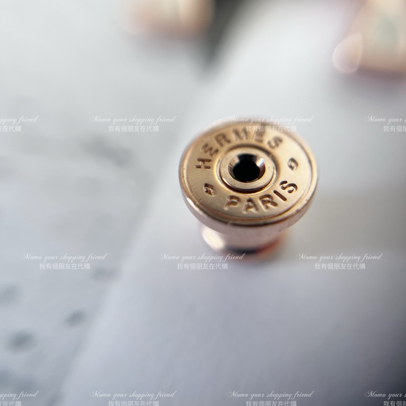 愛馬仕2024新款小馬耳環｜玫瑰金｜全新全配-5