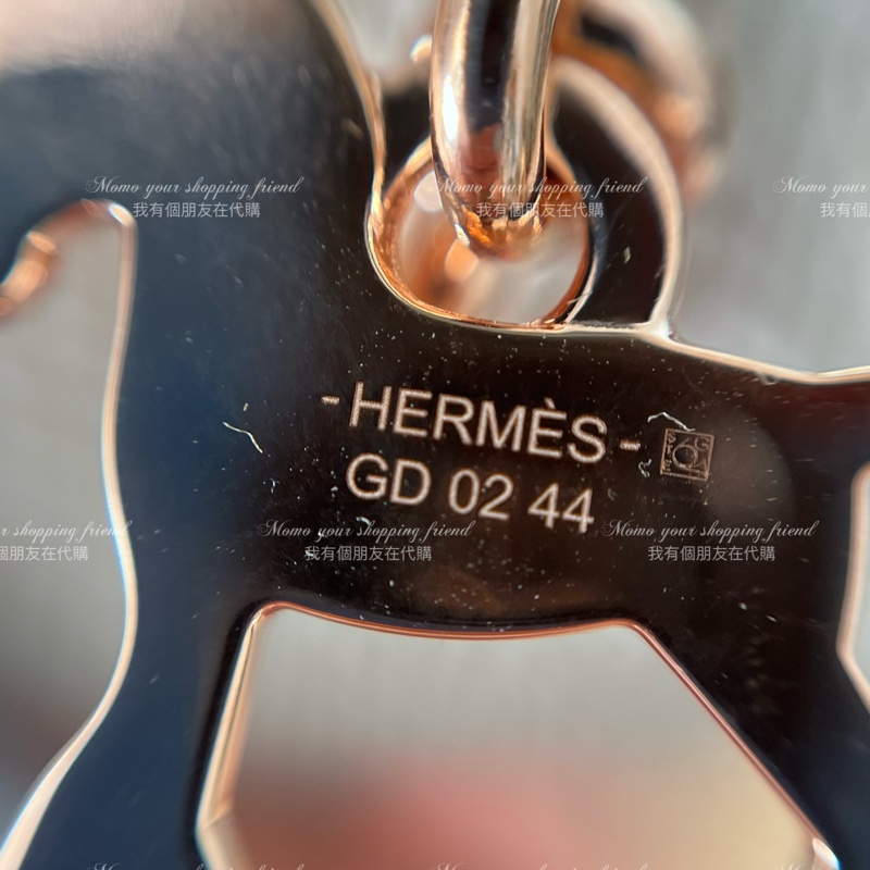 愛馬仕2024新款小馬耳環｜玫瑰金｜全新全配-8