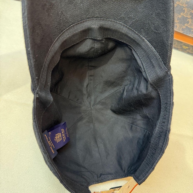 🤎LV monogram Essential 黑色 單寧 丹寧 老花 棒球帽 卡車司機帽  93新...少戴 買23700 割愛18800🤎  尺寸58號 男女同款🤎-10